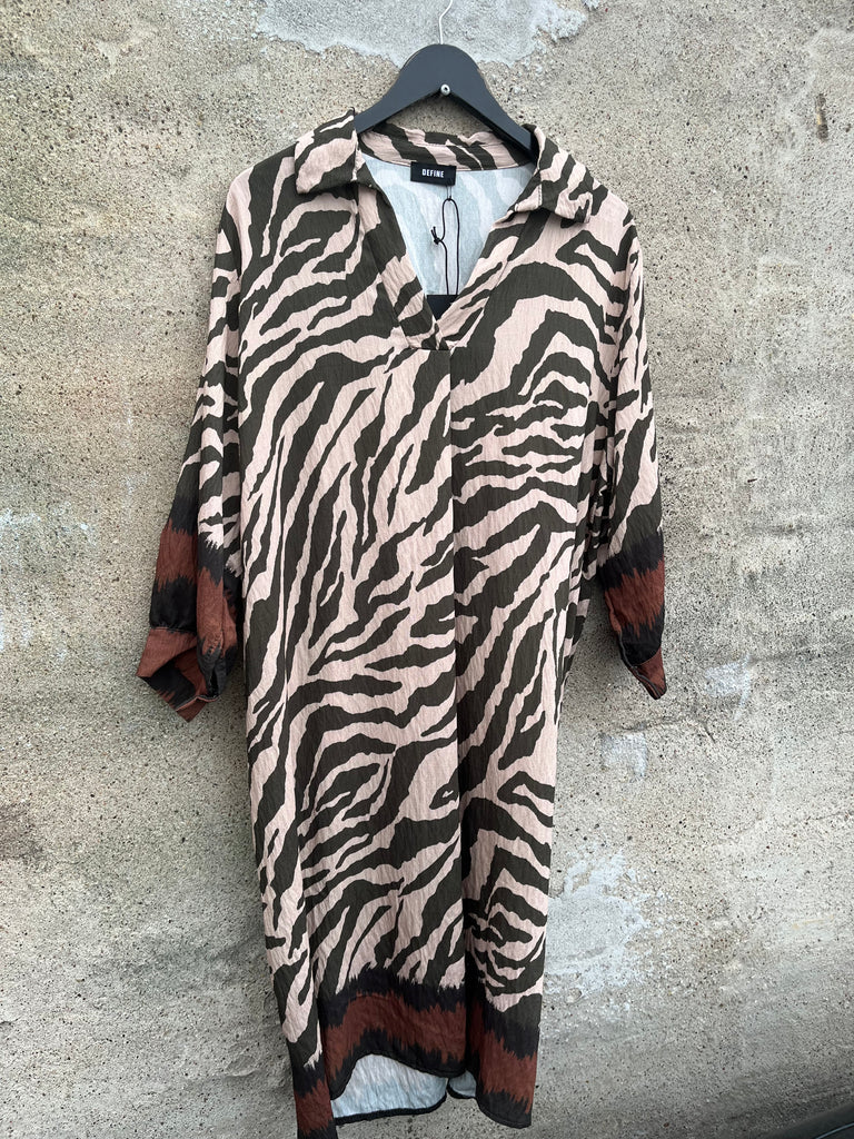 LECOCO 34558 Sara kjole army