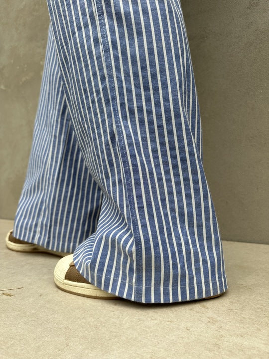 Gaspar 2401913 Honolulu bukser stripe blue