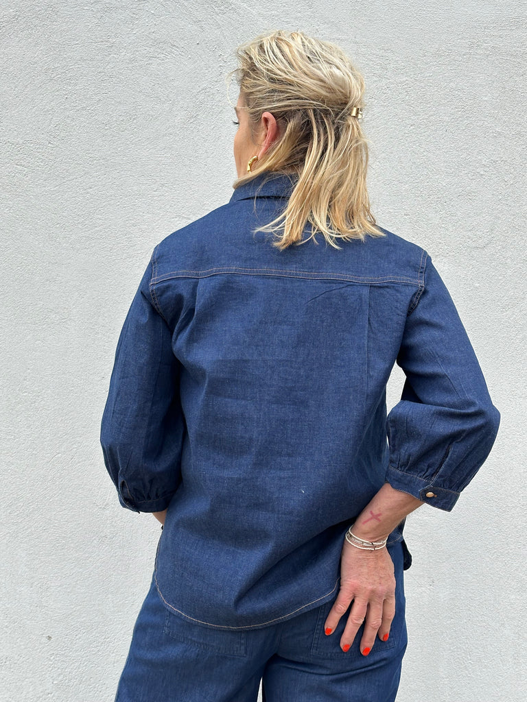 Gaspar 2501323 Oslo skjorte denim blue