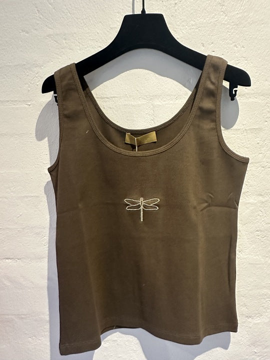 Gaspar 2501336 Osaka summer tanktop taupe