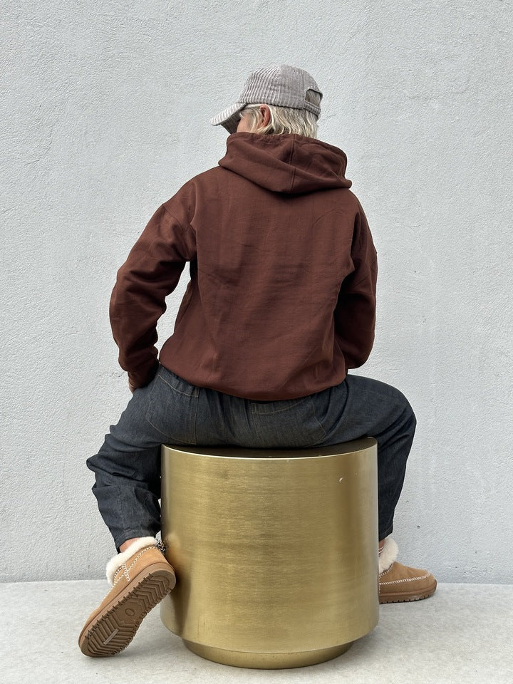 Gaspar 2507311 Haiti hoodie brown