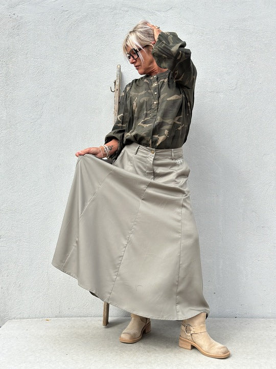 Gaspar 2507903 Seoul skirt teal