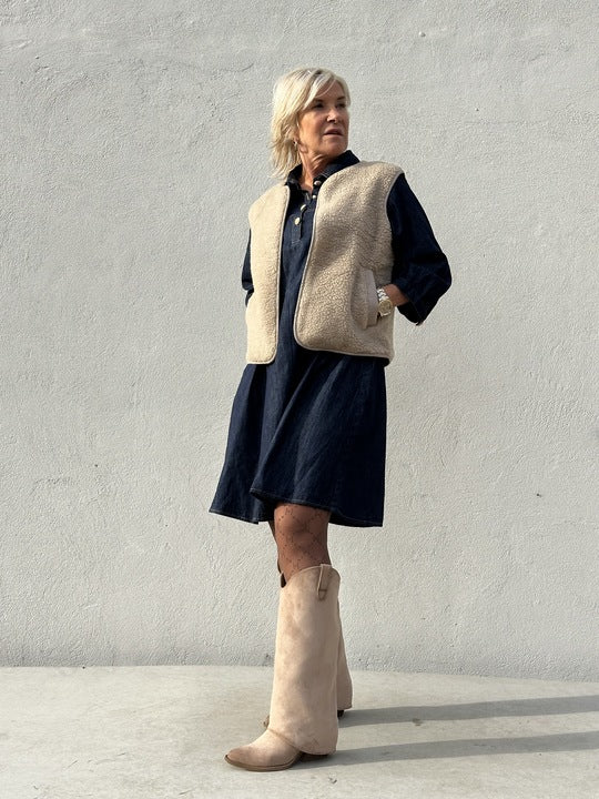 Gaspar 2510301 Duffy waistcoat champagne