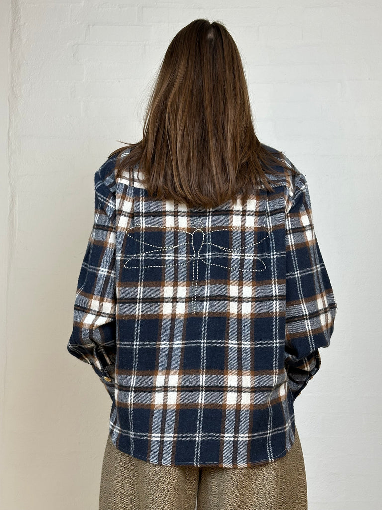 Gaspar 2510327 Malmø check skjorte dark