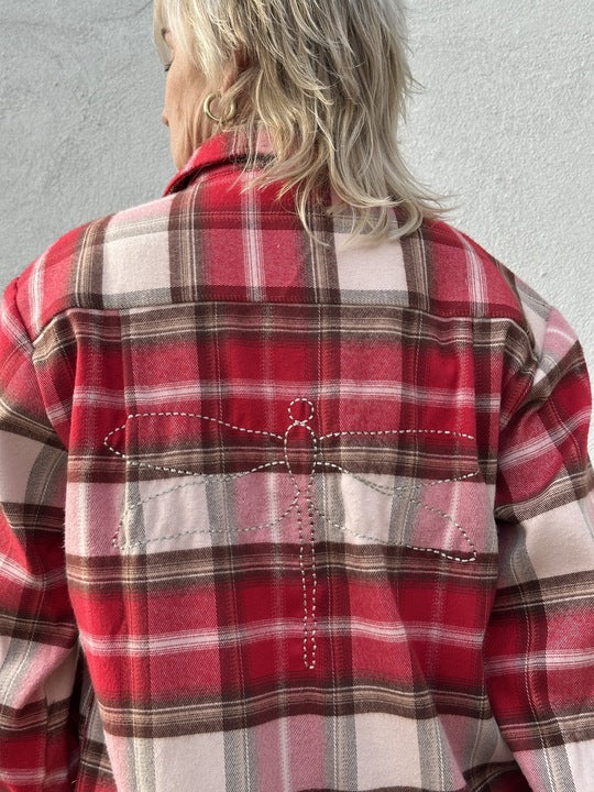 Gaspar 2510333 Aston skjorte brushed red