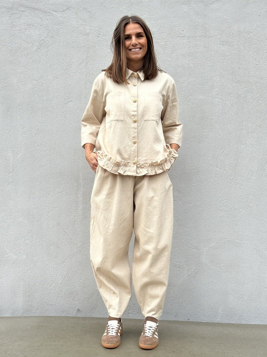 Gaspar 2510339 Vigo canvas shirt beige