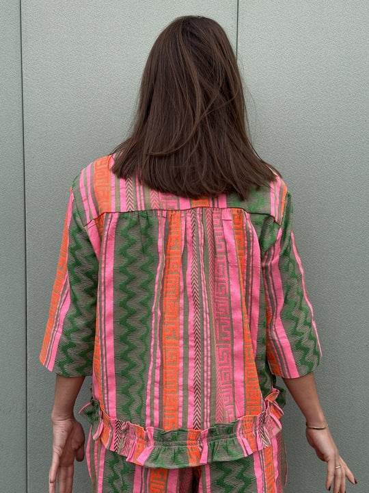 Gaspar 2510346 Vigo jacquard pink