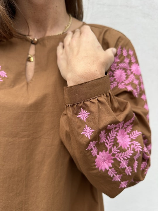 Gaspar 2510710 Berlin dress nougat