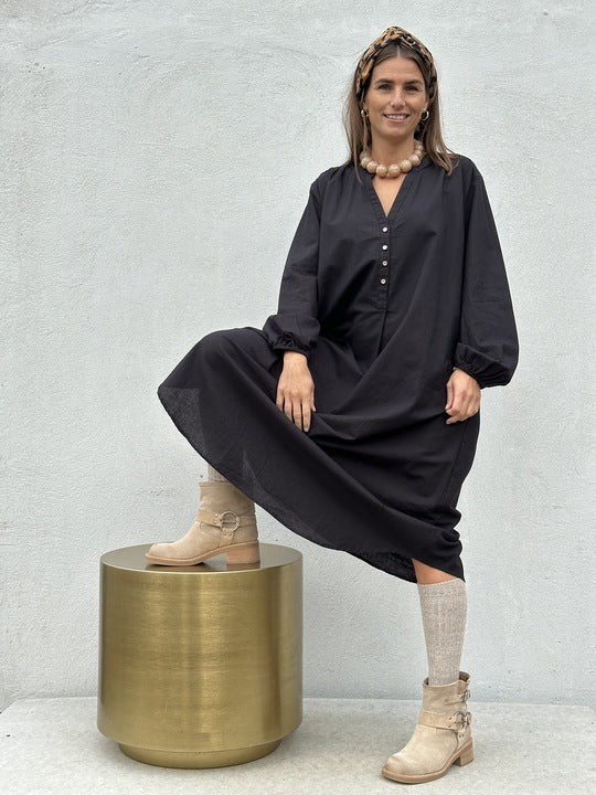 Gaspar 2510713 Kenya dress black