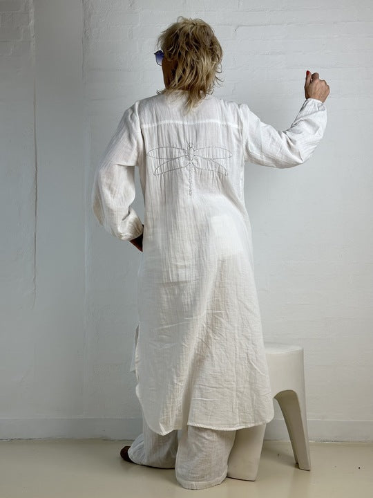 Gaspar 2510719 Miami kaftan white