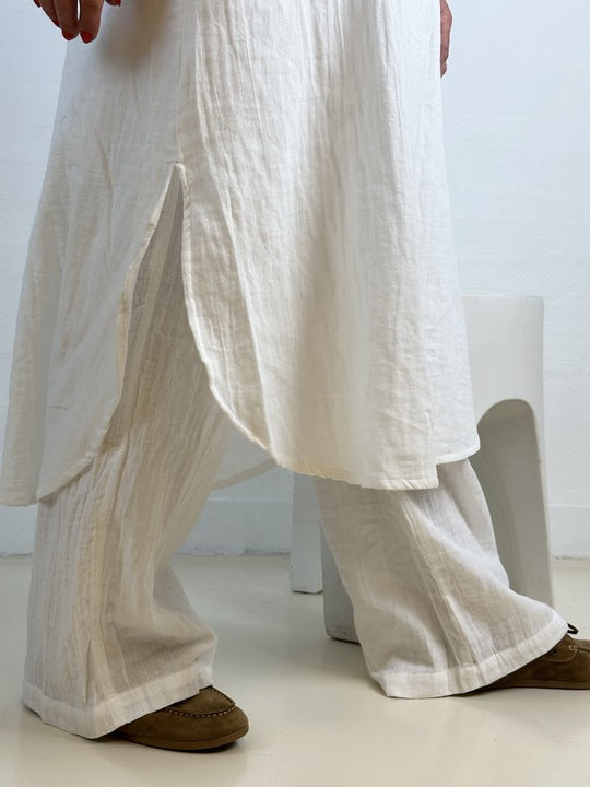 Gaspar 2510719 Miami kaftan white