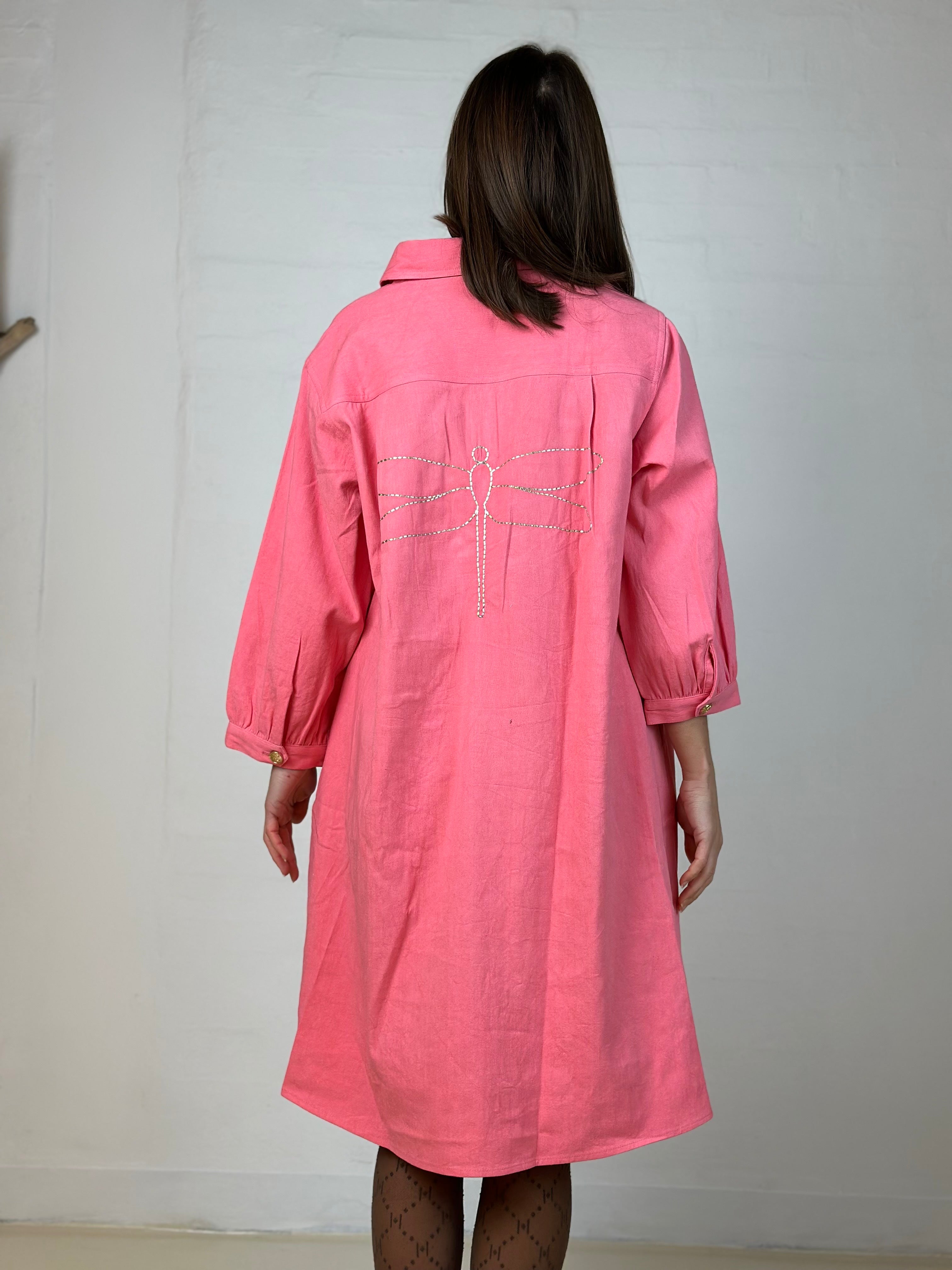 Gaspar 2510722 Rio dress canvas pink
