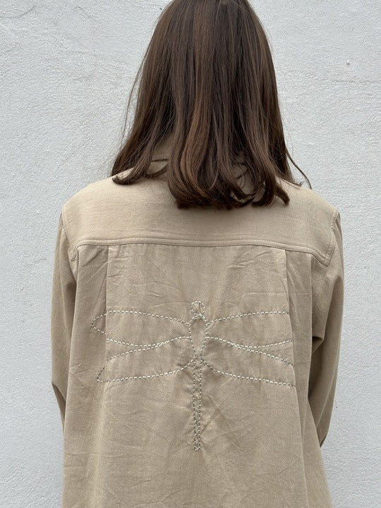 Gaspar 2510722 Rio dress canvas sand