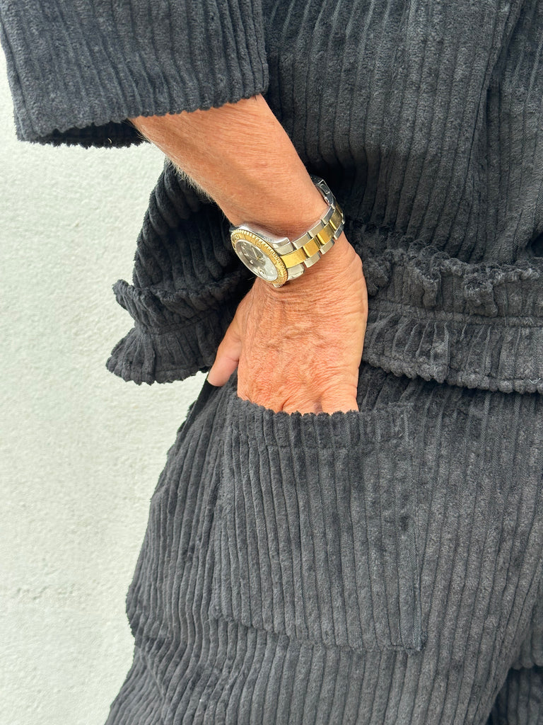 Gaspar 2510901 Colorado corduroy black