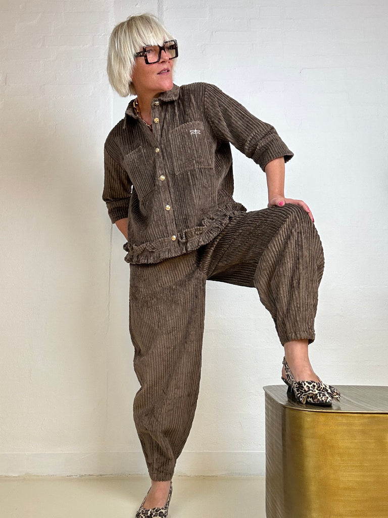 Gaspar 2510901 Colorado corduroy taupe