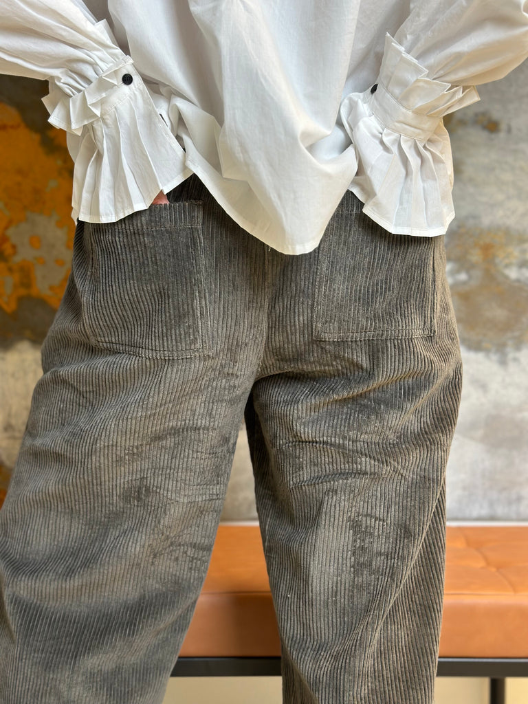 Gaspar 2510904 Honolulu corduroy pants grey