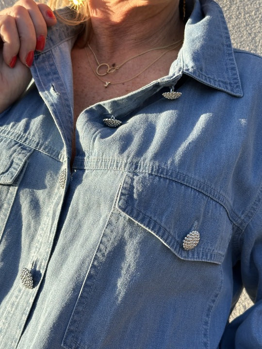 Gaspar 2510915 Belize jumpsuit blue