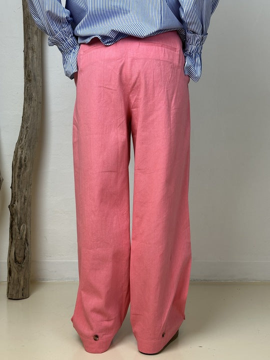 Gaspar 2510921 Dalton chino pants coral