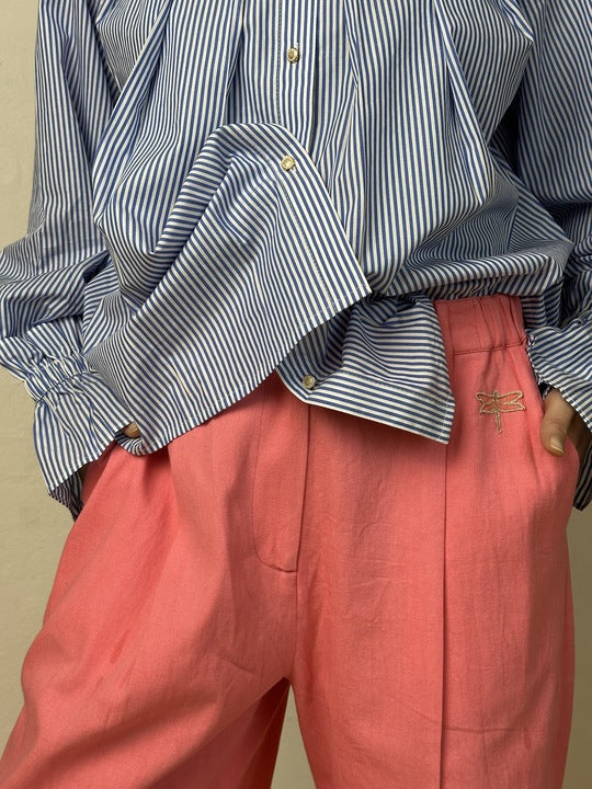 Gaspar 2510921 Dalton chino pants coral