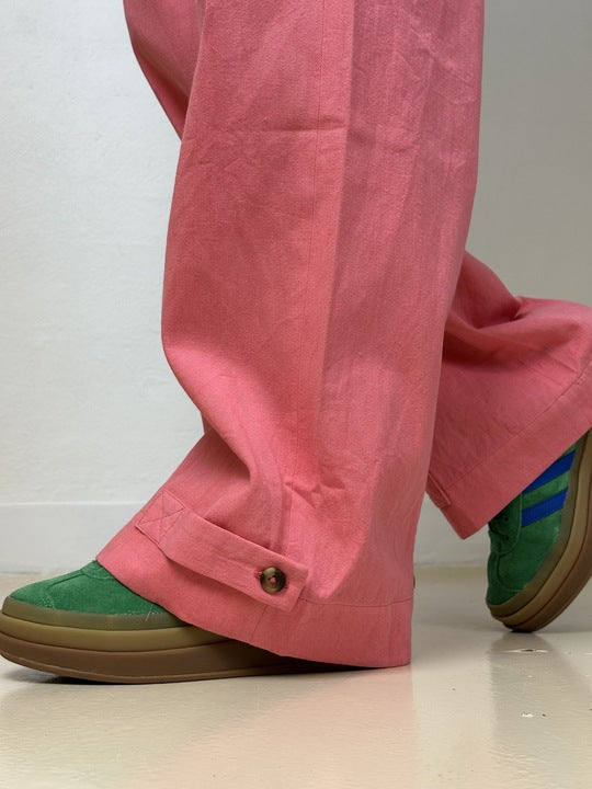 Gaspar 2510921 Dalton chino pants coral