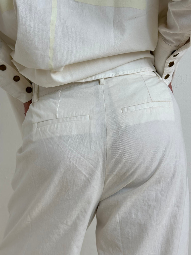 Gaspar 2510921 Dalton chino pants white