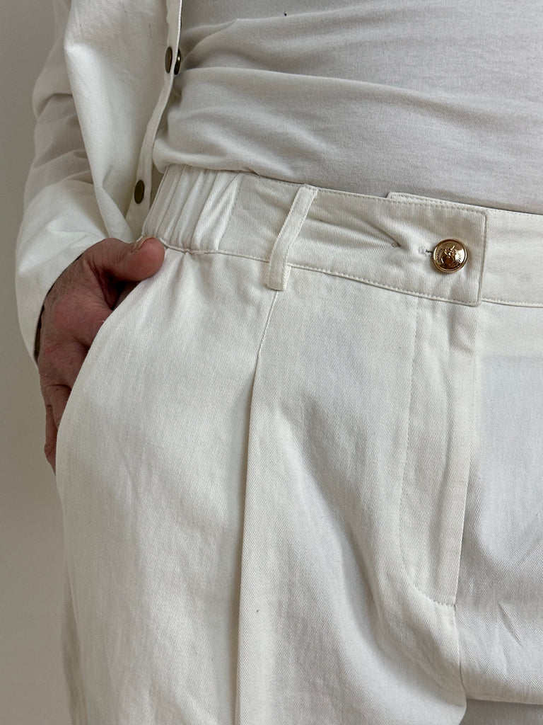 Gaspar 2510921 Dalton chino pants white