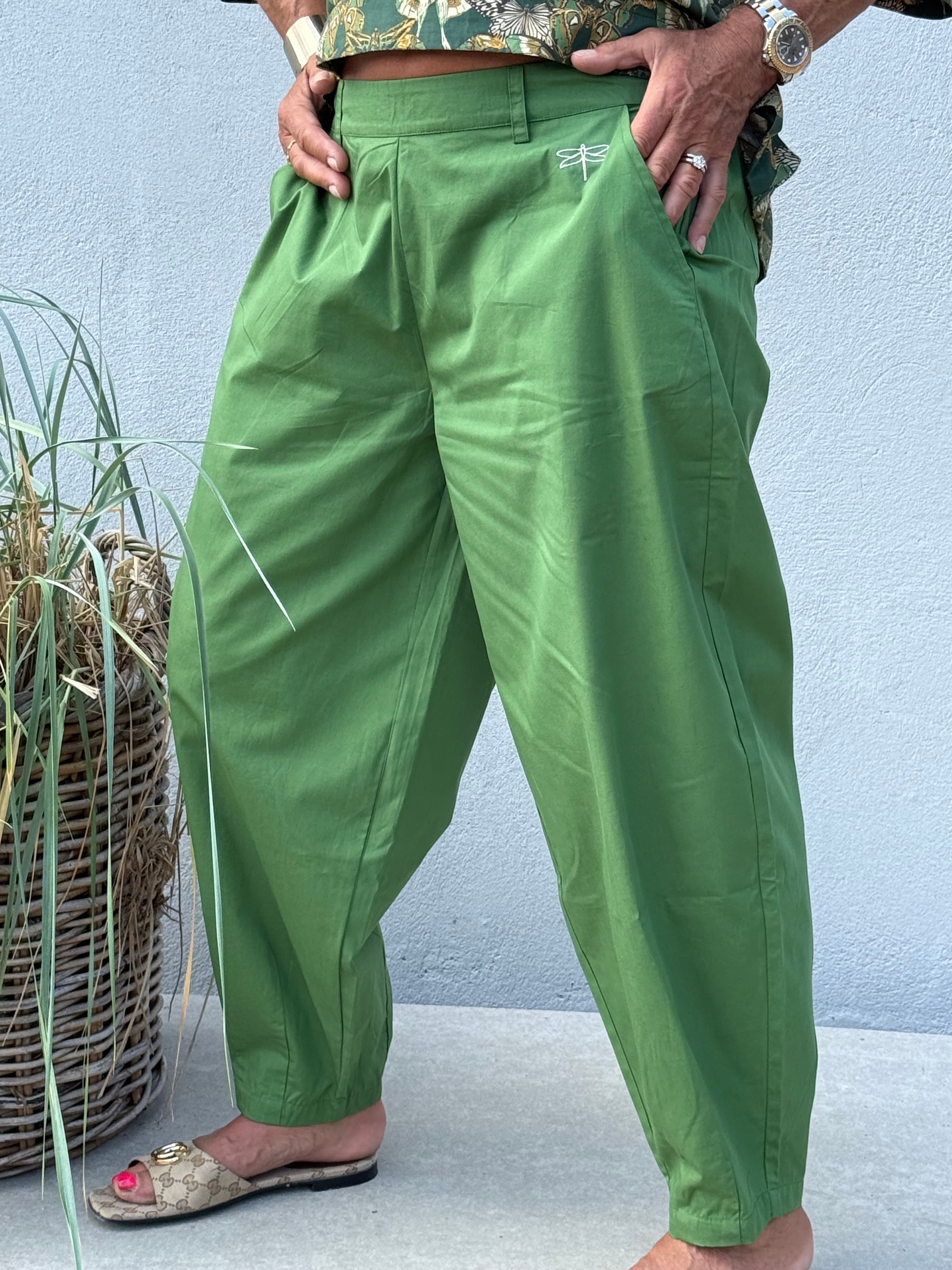 Gaspar 2510922 Colorado poplin pants apple green