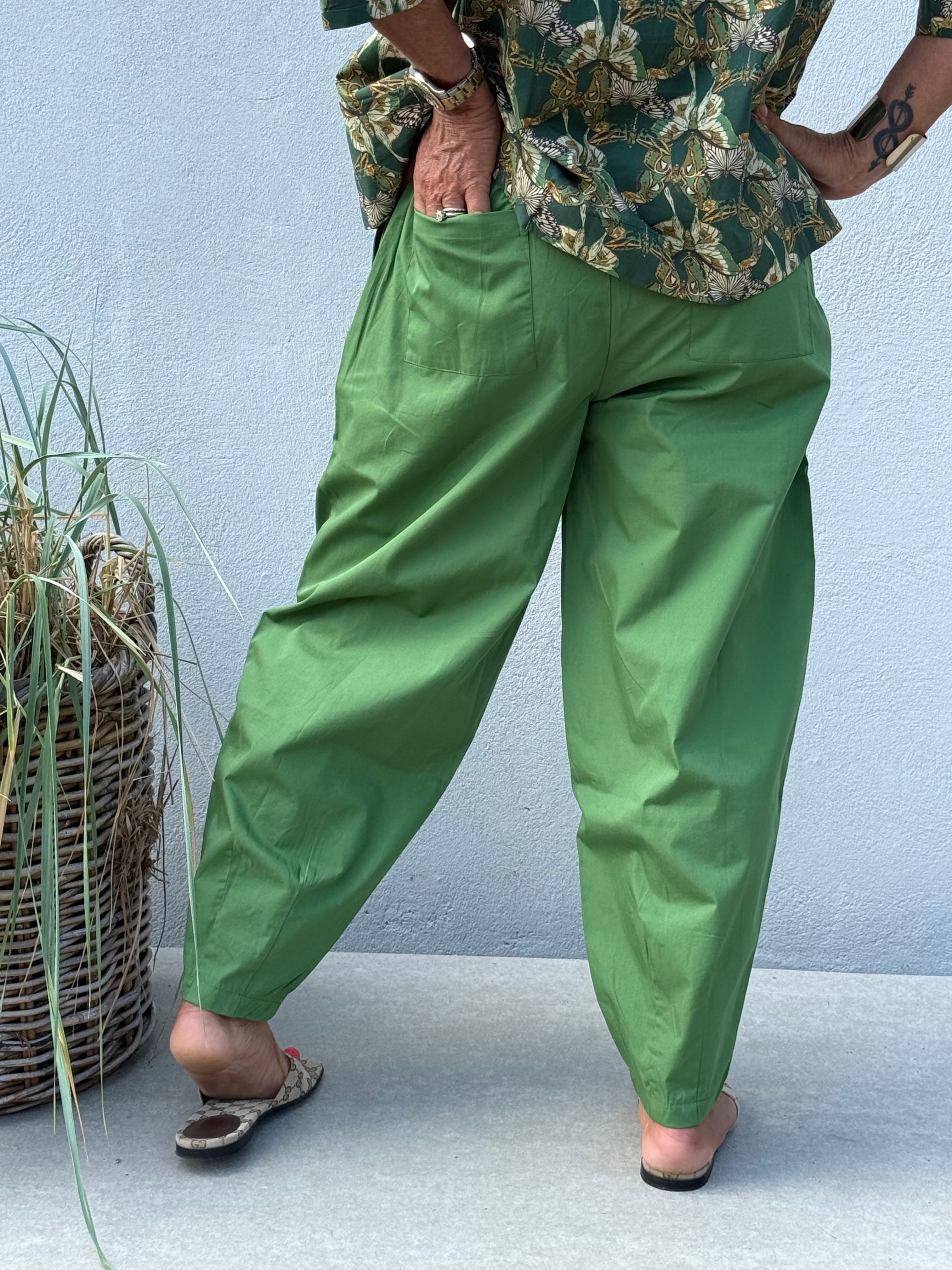 Gaspar 2510922 Colorado poplin pants apple green