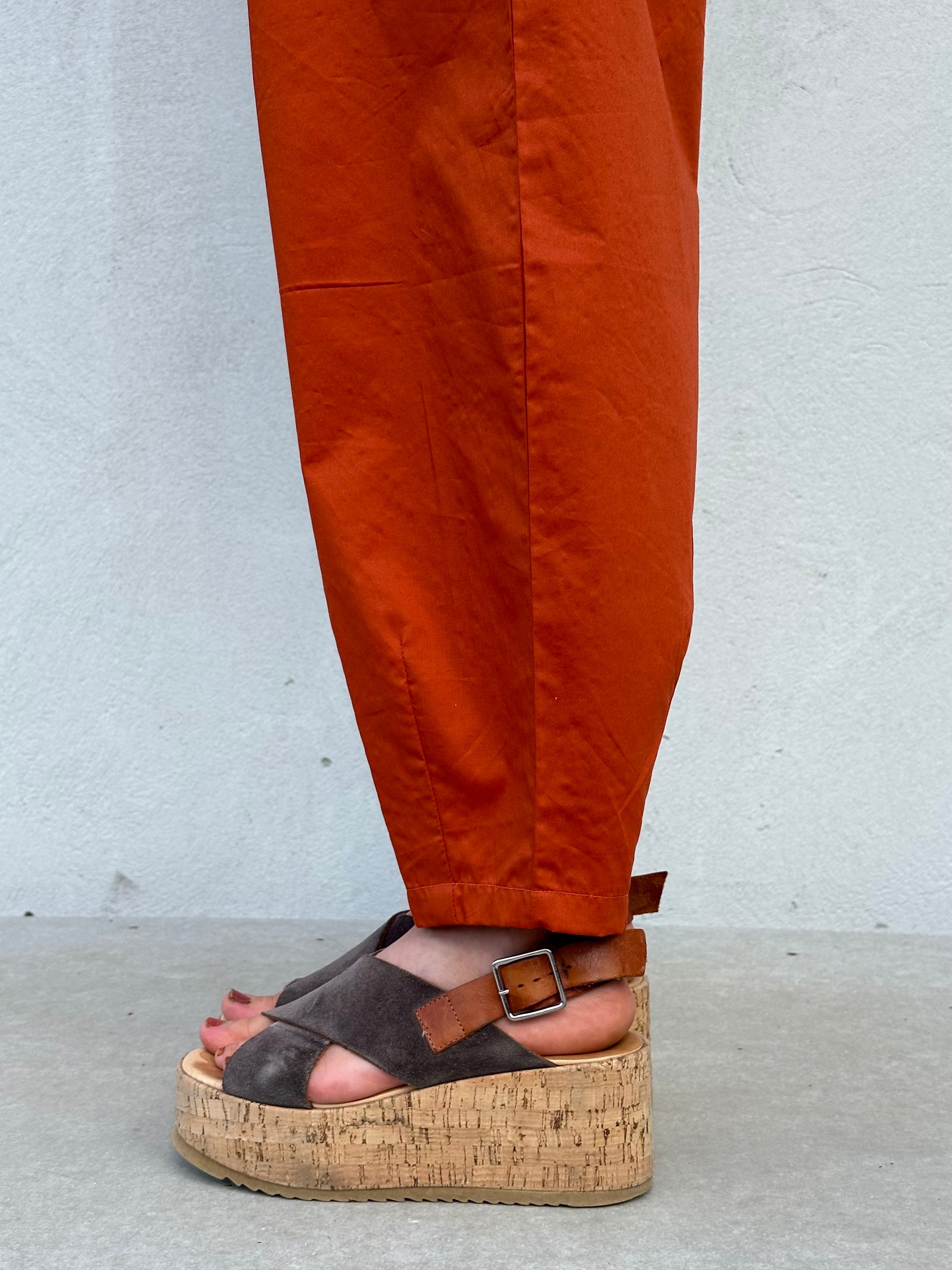 Gaspar 2510922 Colorado poplin pants burnt sienna