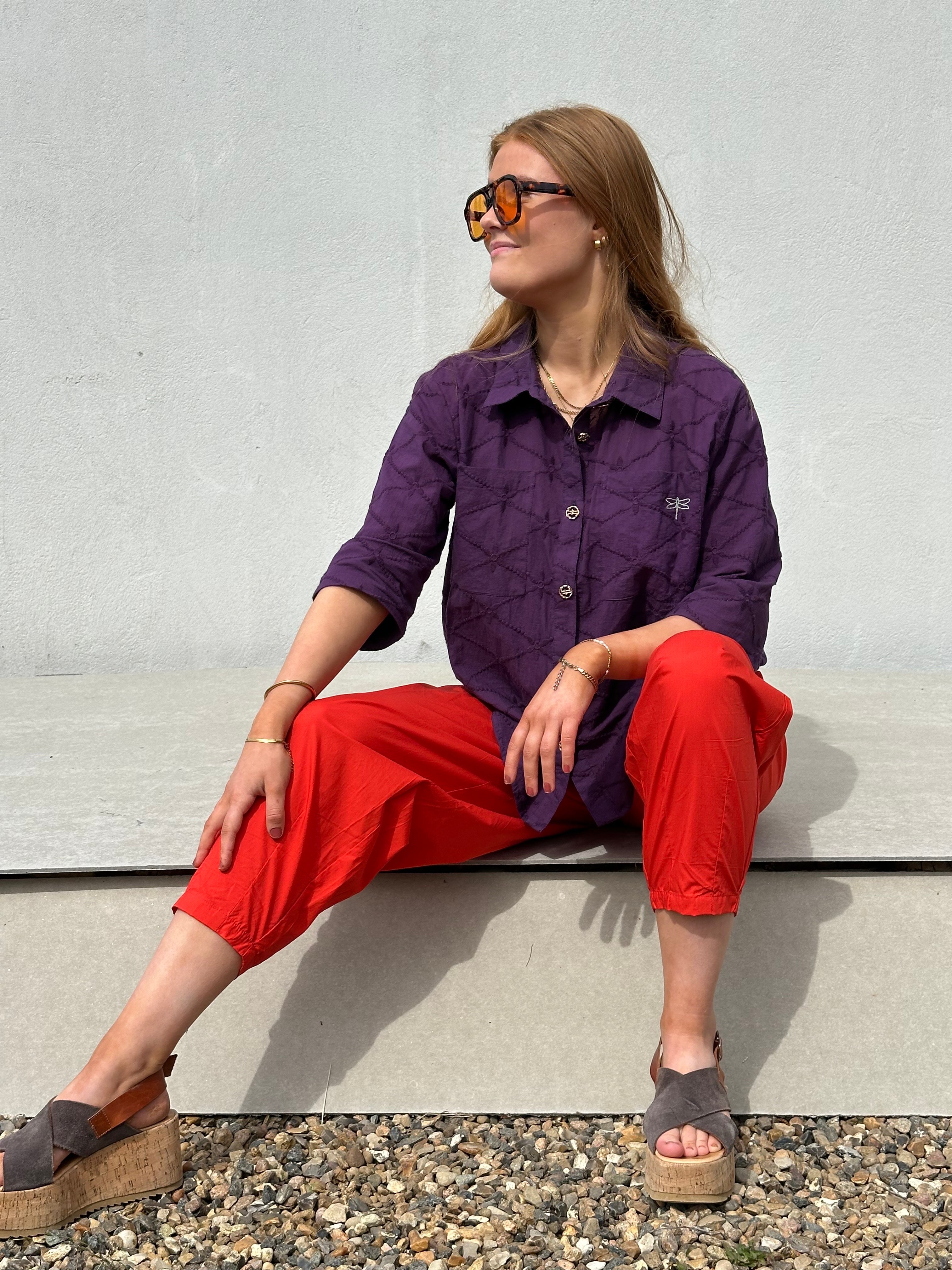 Gaspar 2510922 Colorado poplin pants red