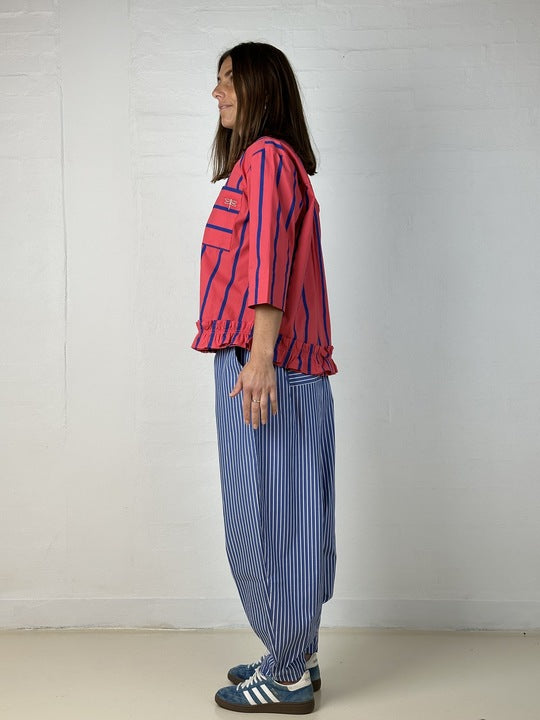 Gaspar 2510923 Colorado stripe pants blue