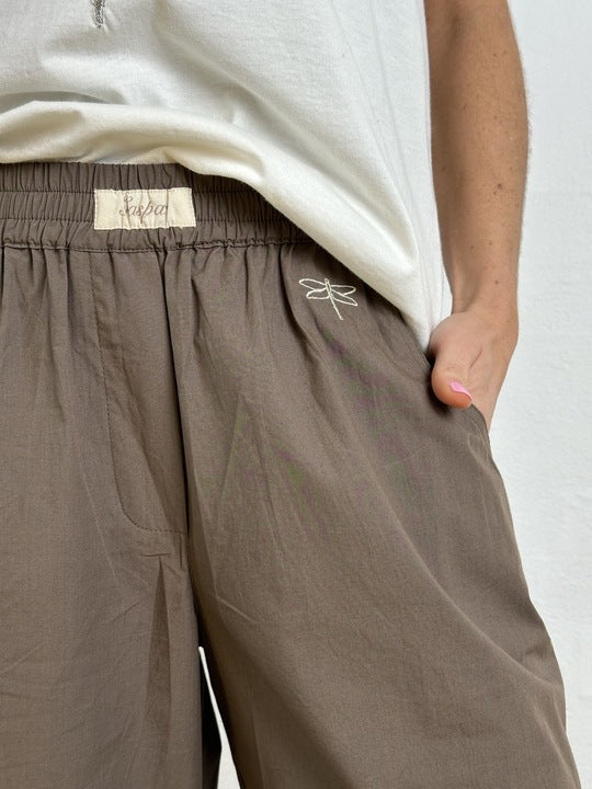 Gaspar 2510925 Honolulu poplin pants brown