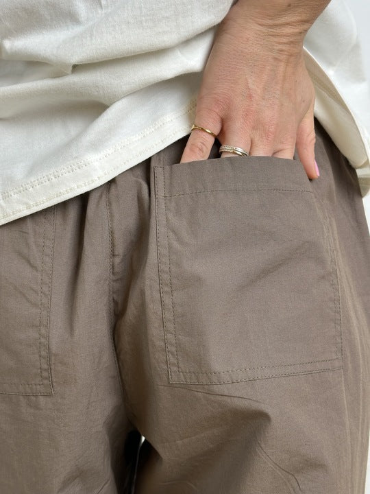 Gaspar 2510925 Honolulu poplin pants brown