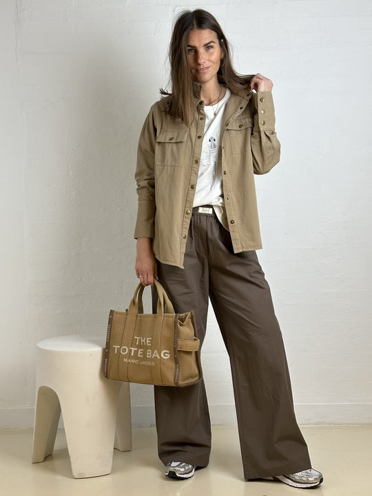 Gaspar 2510925 Honolulu poplin pants brown