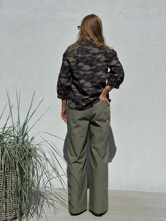 Gaspar 2607305 Oslo Camo shirt green