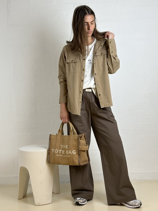 Gaspar 2510925 Honolulu poplin pants brown