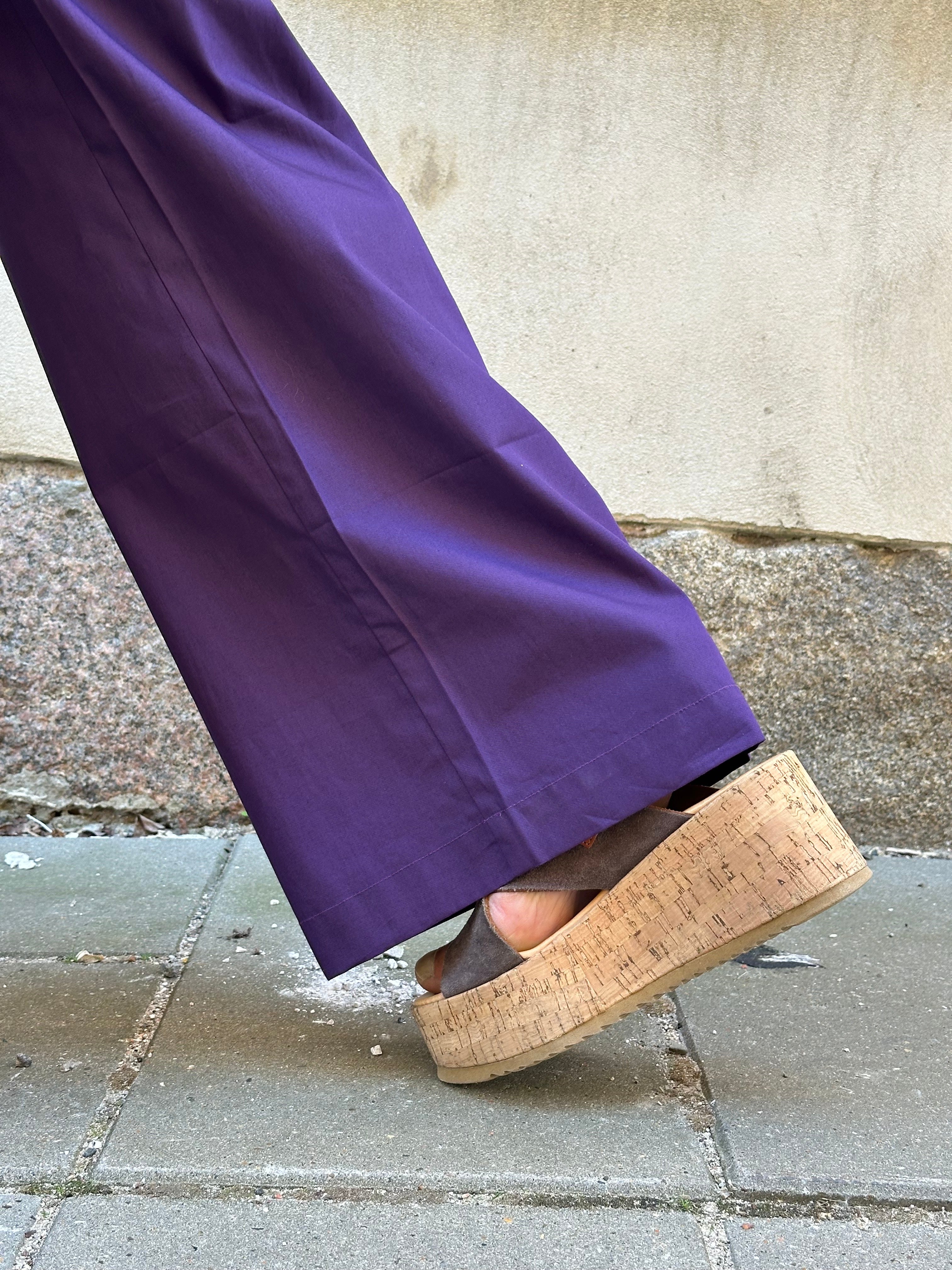 Gaspar 2510925 Honolulu poplin pants purple