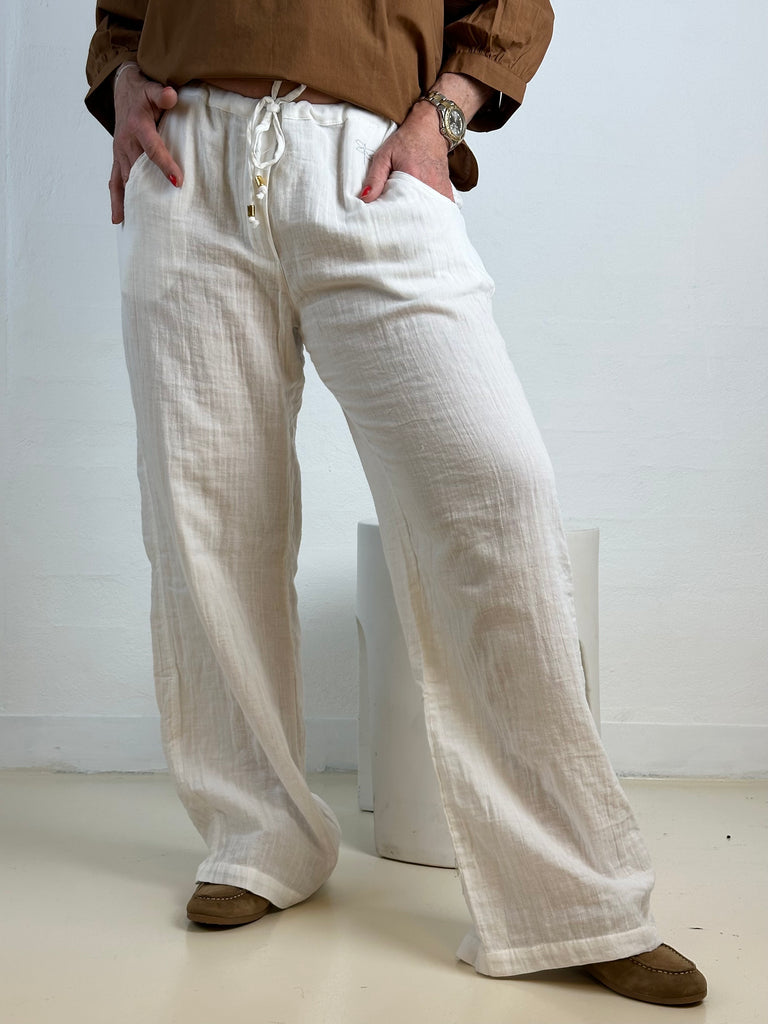 Gaspar 2510932 Samba pants white