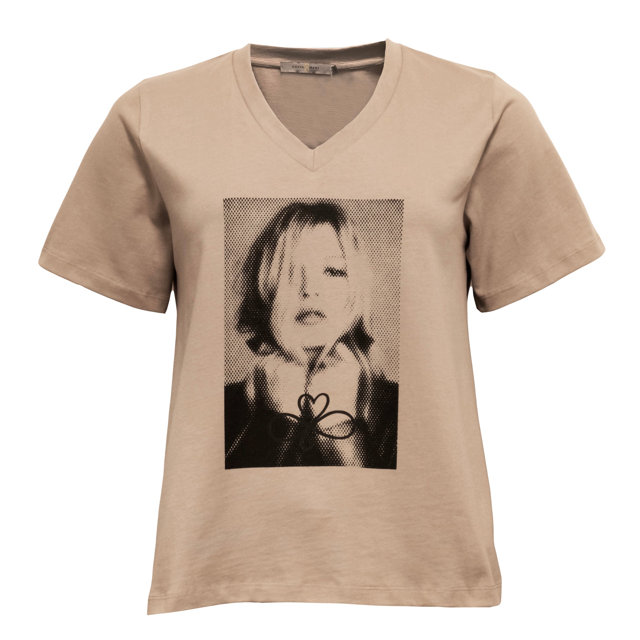 Costamani 2600501 Face V tee sand
