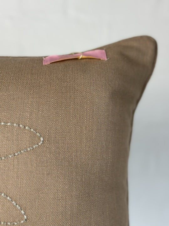 Gaspar 2601113 Ida cushion pillow solid sand