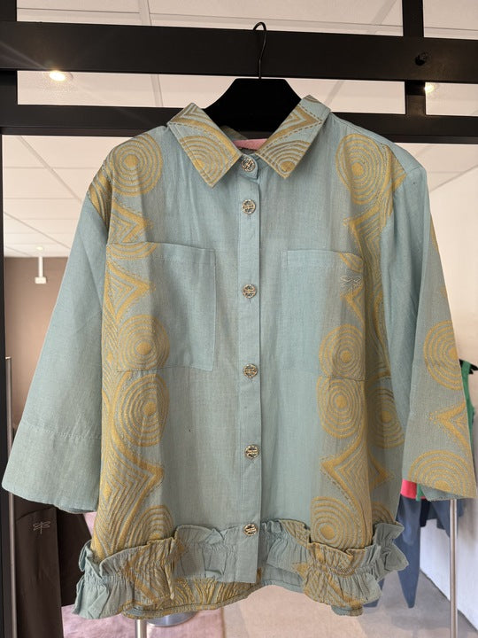 Gaspar 2601303 Vigo jacquard light blue