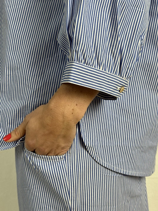 Gaspar 2601347 Oslo stripe shirt blue