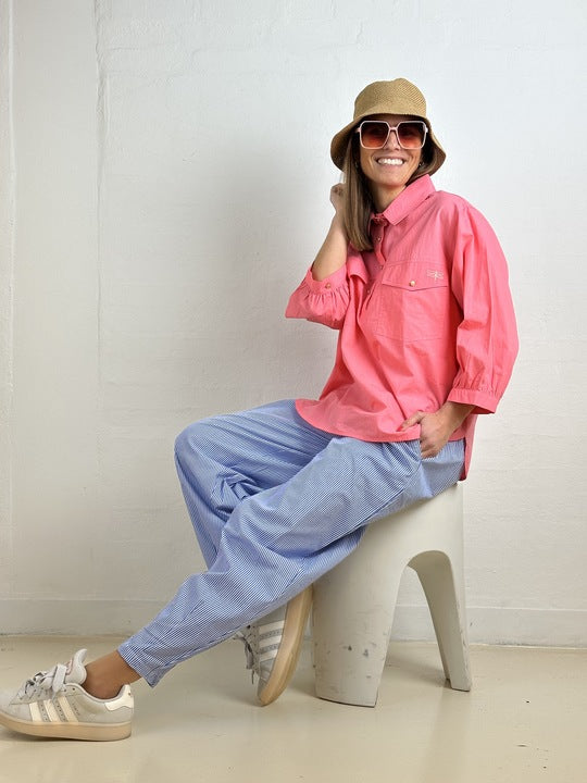 Gaspar 2601312 Oslo poplin shirt pink