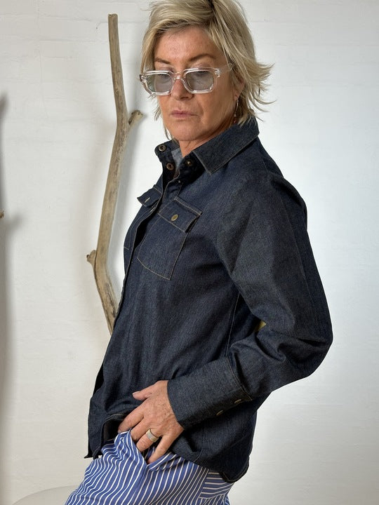 Gaspar 2601316 Lyon denim shirt dark