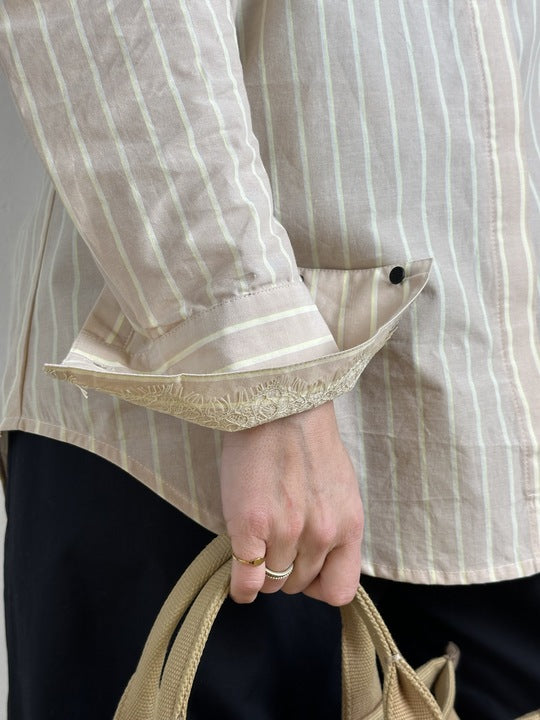 Gaspar 2610328 Skagen shirt stripe sand