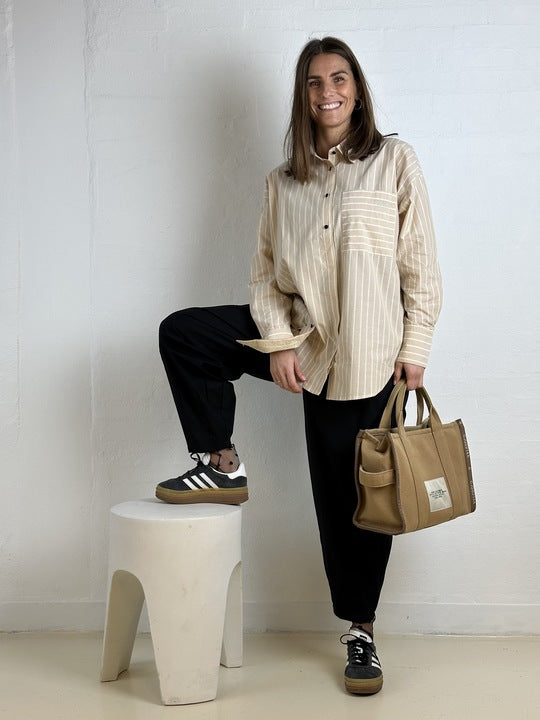 Gaspar 2610328 Skagen shirt stripe sand