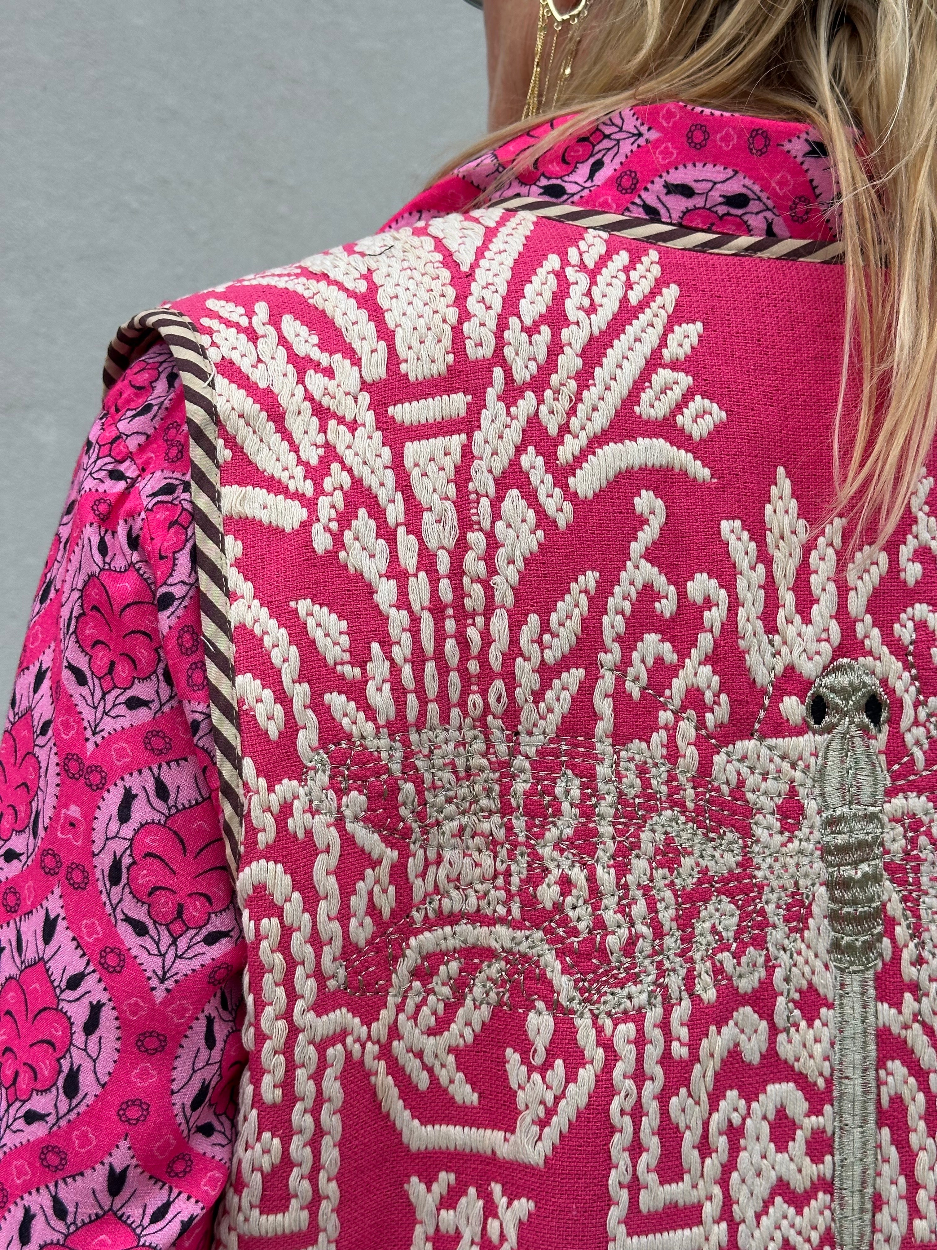 Gaspar 2601333 Marli waistcoat pink