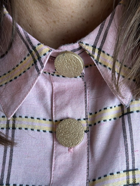 Gaspar 2601335 Porto blouse check