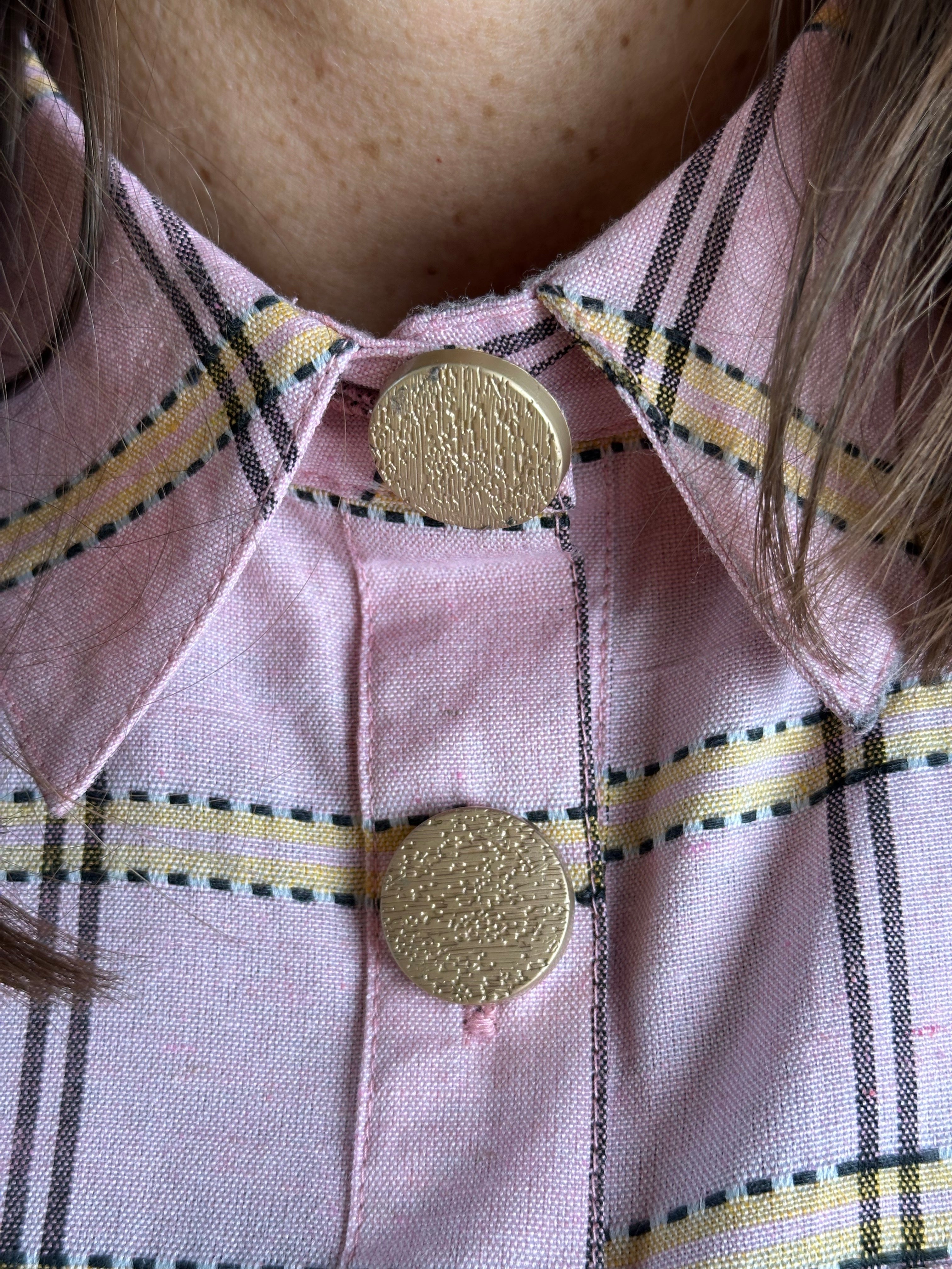 Gaspar 2601335 Porto blouse check
