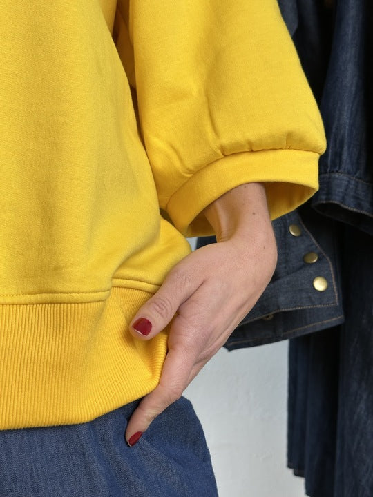 Gaspar 2601344 Fanø swetshirt yellow